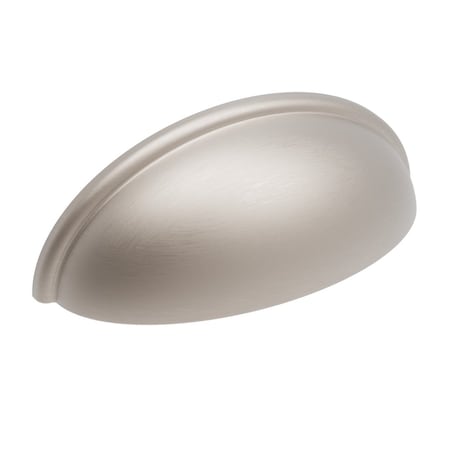 Heritage Designs Transitional Cup Pull 3 Inch Center to Center Satin Nickel Finish, 10PK R077748SNX10B